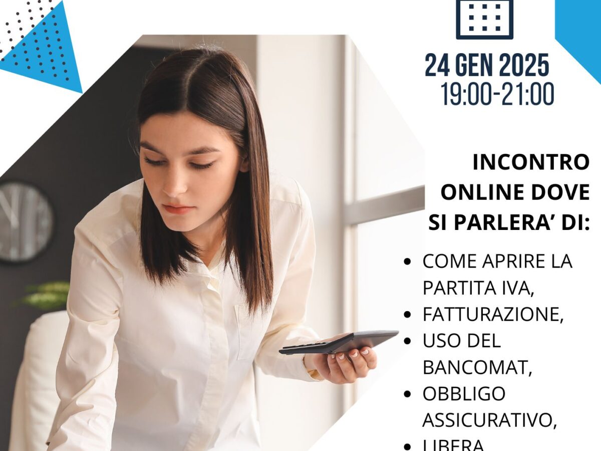 Incontro Online con il Commercialista Dott. Giuseppe Pannitto