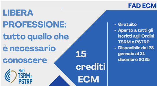 Corso FAD "Libera professione – tutto quello che è necessario conoscere”