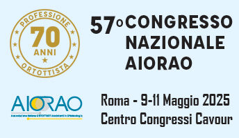 57° CONGRESSO NAZIONALE AIORAO: “PROFESSIONE ORTOTTISTA: 70 anni di crescita, sfide e traguardi”