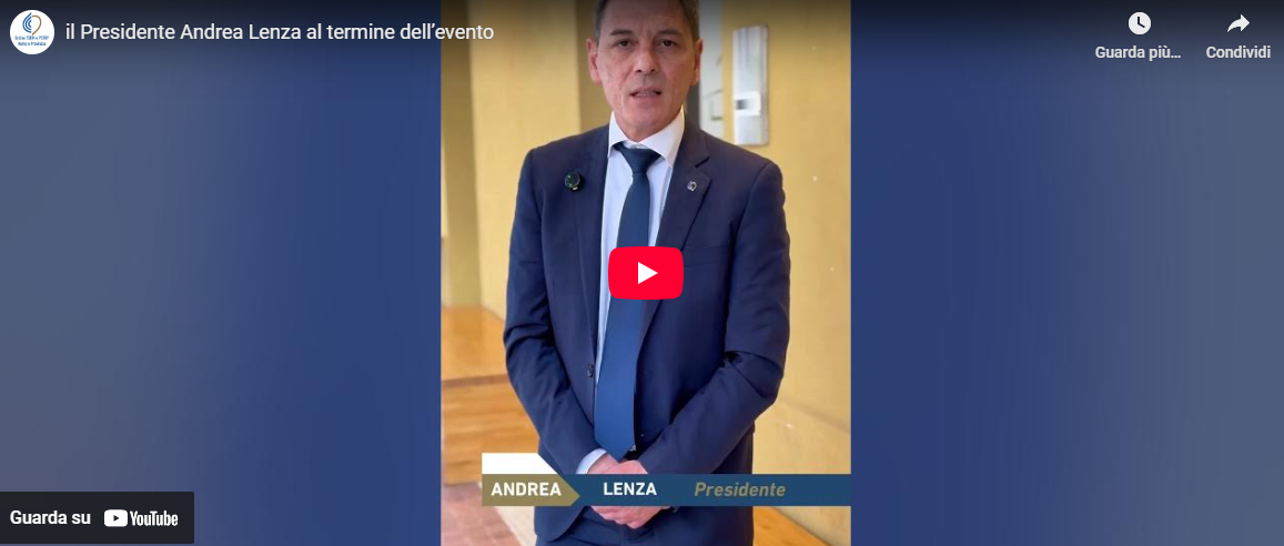 Giornata nazionale dei professionisti sanitari, sociosanitari, socioassistenziali e del volontariato, il video-messaggio del Presidente Lenza